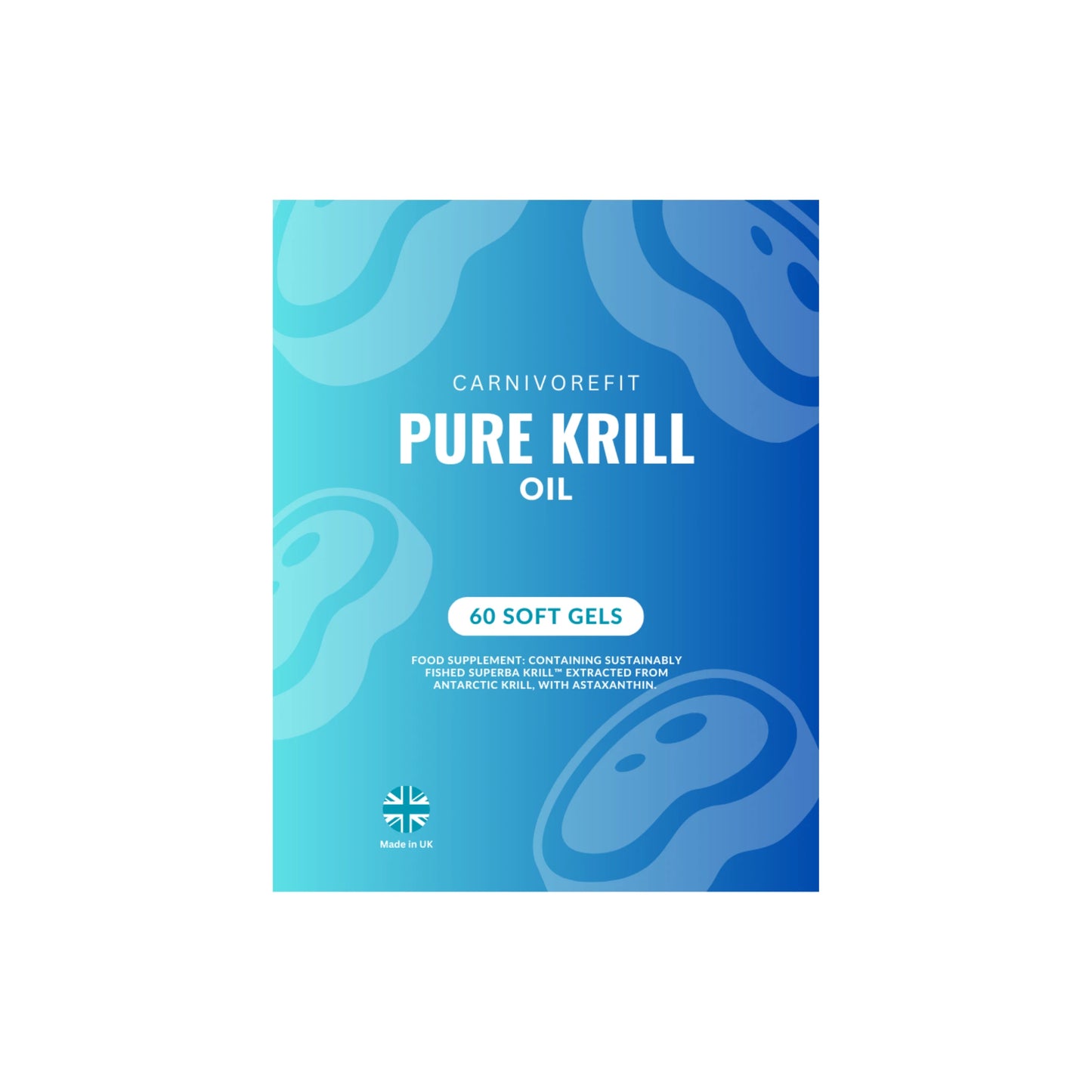 Natural Krill Oil Extract 500mg 60 Capsules