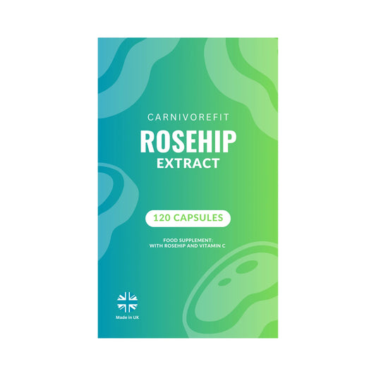 Rosehip Extract 5000mg & Vitamin C - 120 Capsules | Carnivore Fit